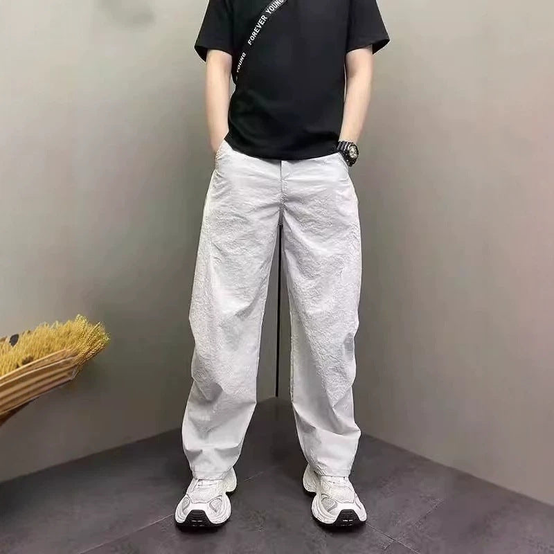 Men's Wide-Cut Cargo Pants Chichicherry 1787981838