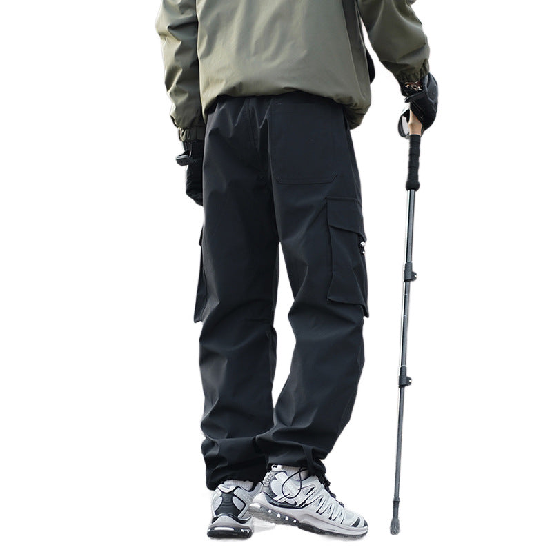 Men's Technical Outdoor Cargo Pants with Water-Repellent Stretch and Reinforced Knees Chichicherry