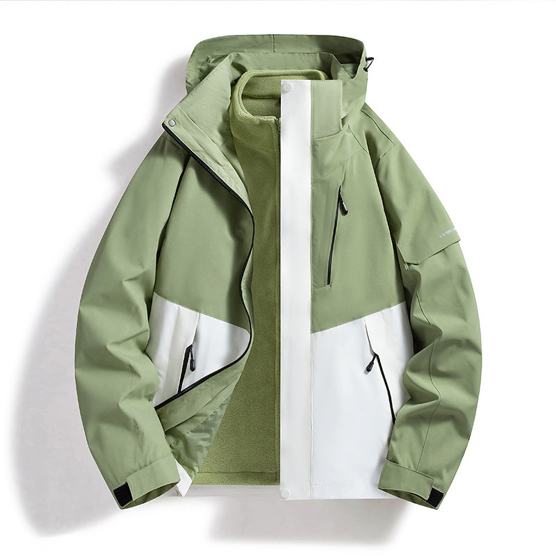 Women's weatherproof softshell ski jacket with fleece lining and hood Chichicherry