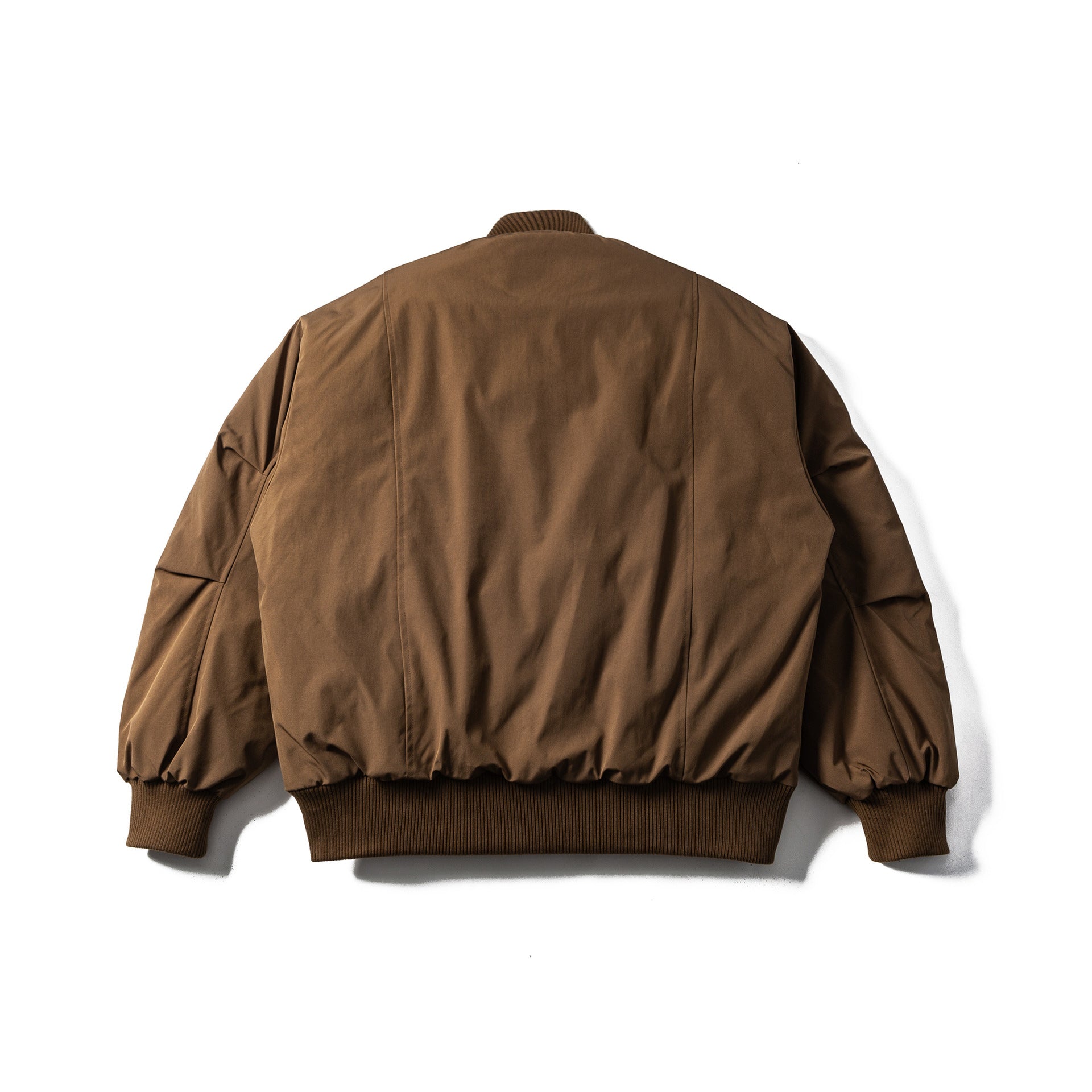Men's boxy padded short jacket with ribbed collar and ergonomic side pockets Chichicherry