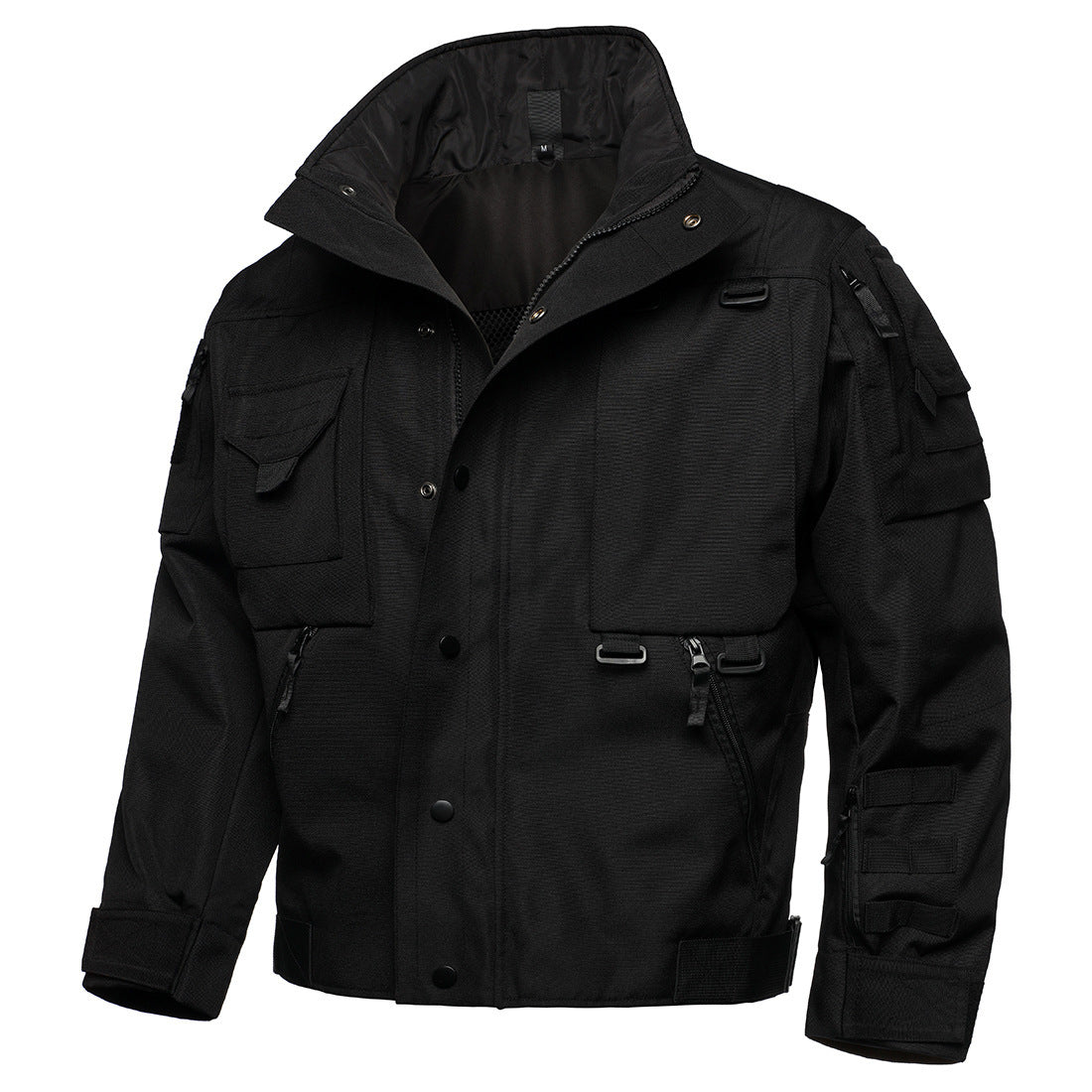 Men's Tactical Field Jacket with Multi-Pockets, Adjustable Cuffs, and Water-Repellent Ripstop Quality Chichicherry