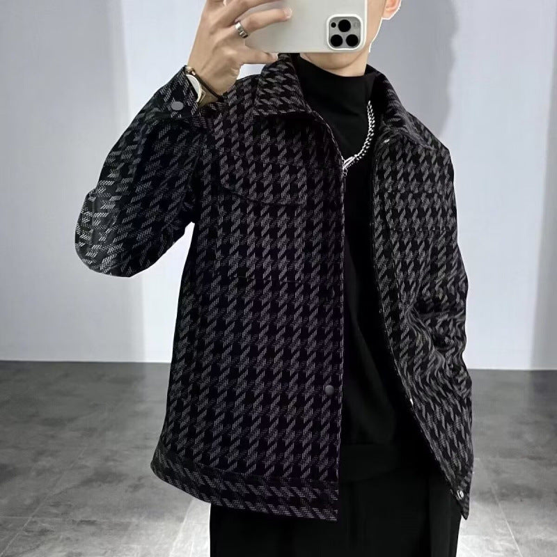 Herren Leichte Funktionsjacke mit Kapuze, wasserabweisender Mikro-Finish und Multifunktions-Taschen Chichicherry