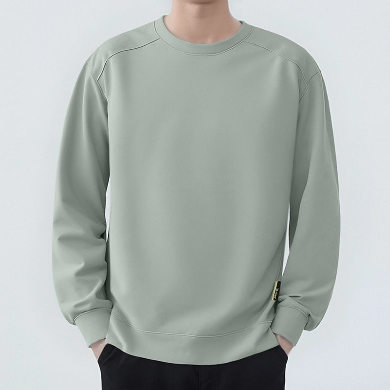 Men's Casual Oversized Sweatshirt with Raglan Sleeves and Brushed Interior Chichicherry