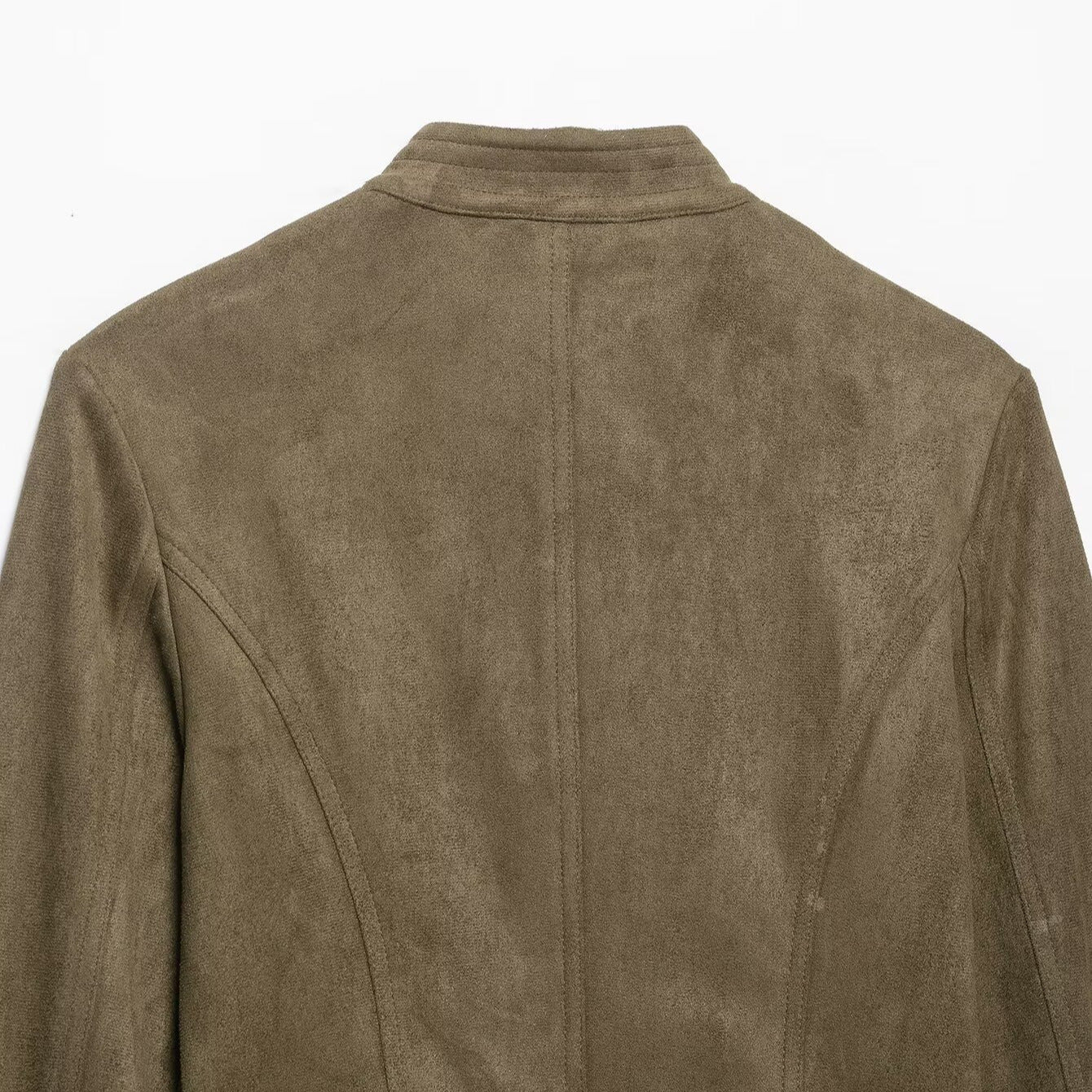 Women's Cropped Velvet Jacket with Military Decorative Cord and Tailored Cut Chichicherry