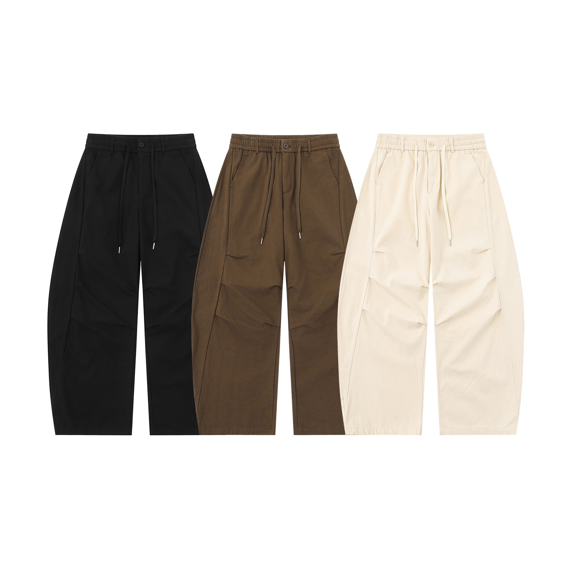 Women’s Wide Cargo Bermuda Shorts with Drawstring Waist and Patch Pockets Chichicherry