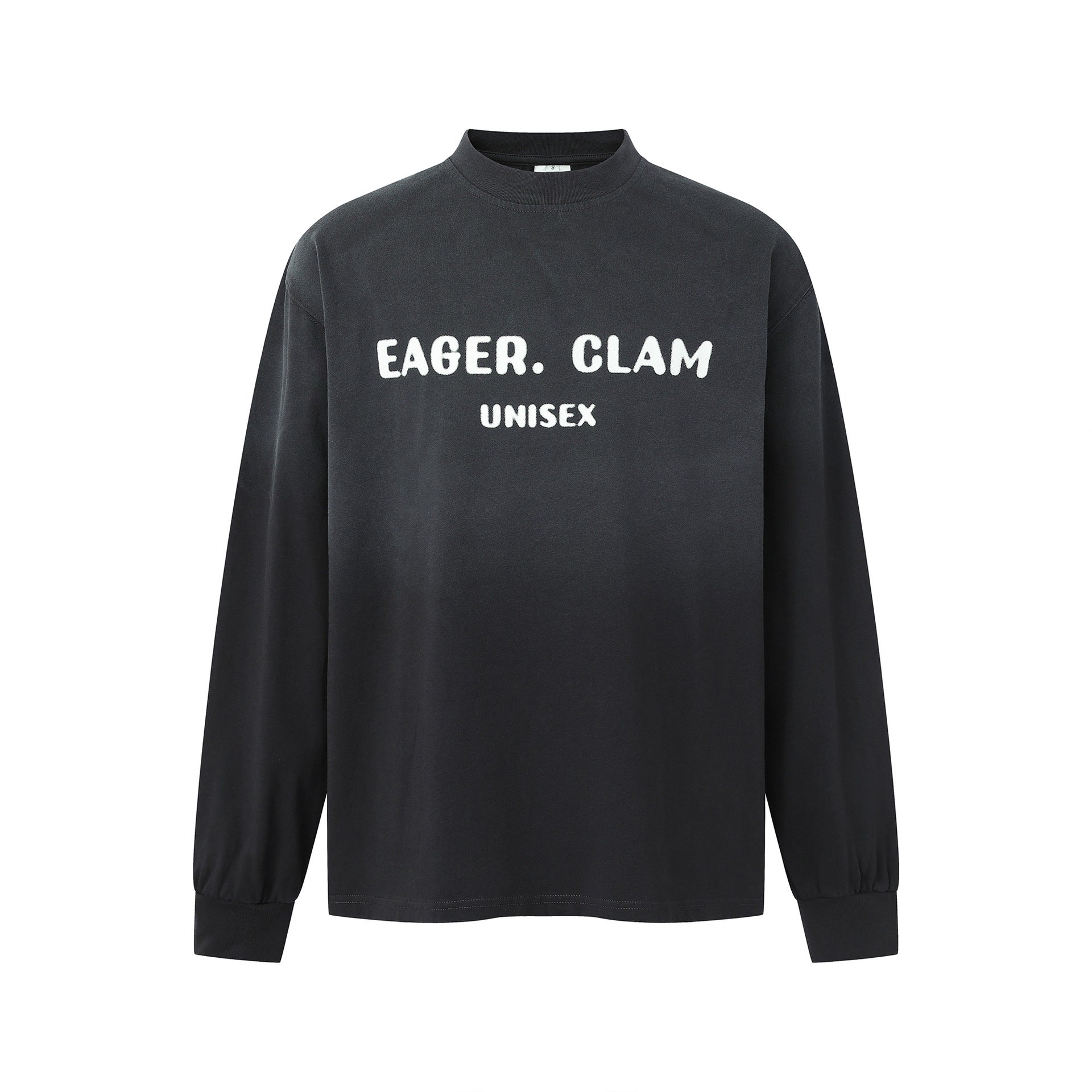 Unisex Oversized Sweatshirt with Mock Neck and Statement Print Chichicherry