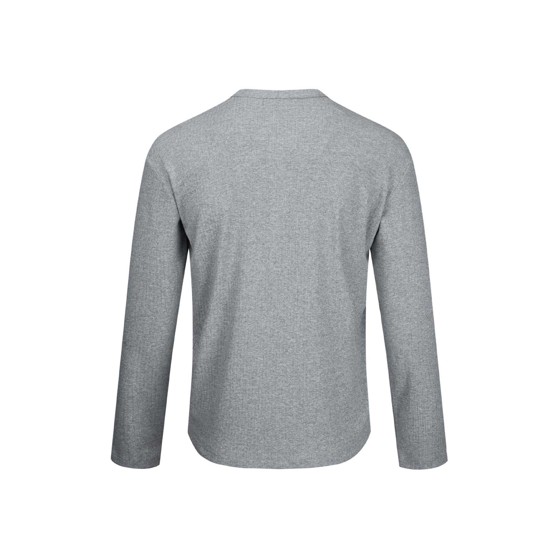 Men's Thermal Waffle Shirt with Henley Button Placket Chichicherry