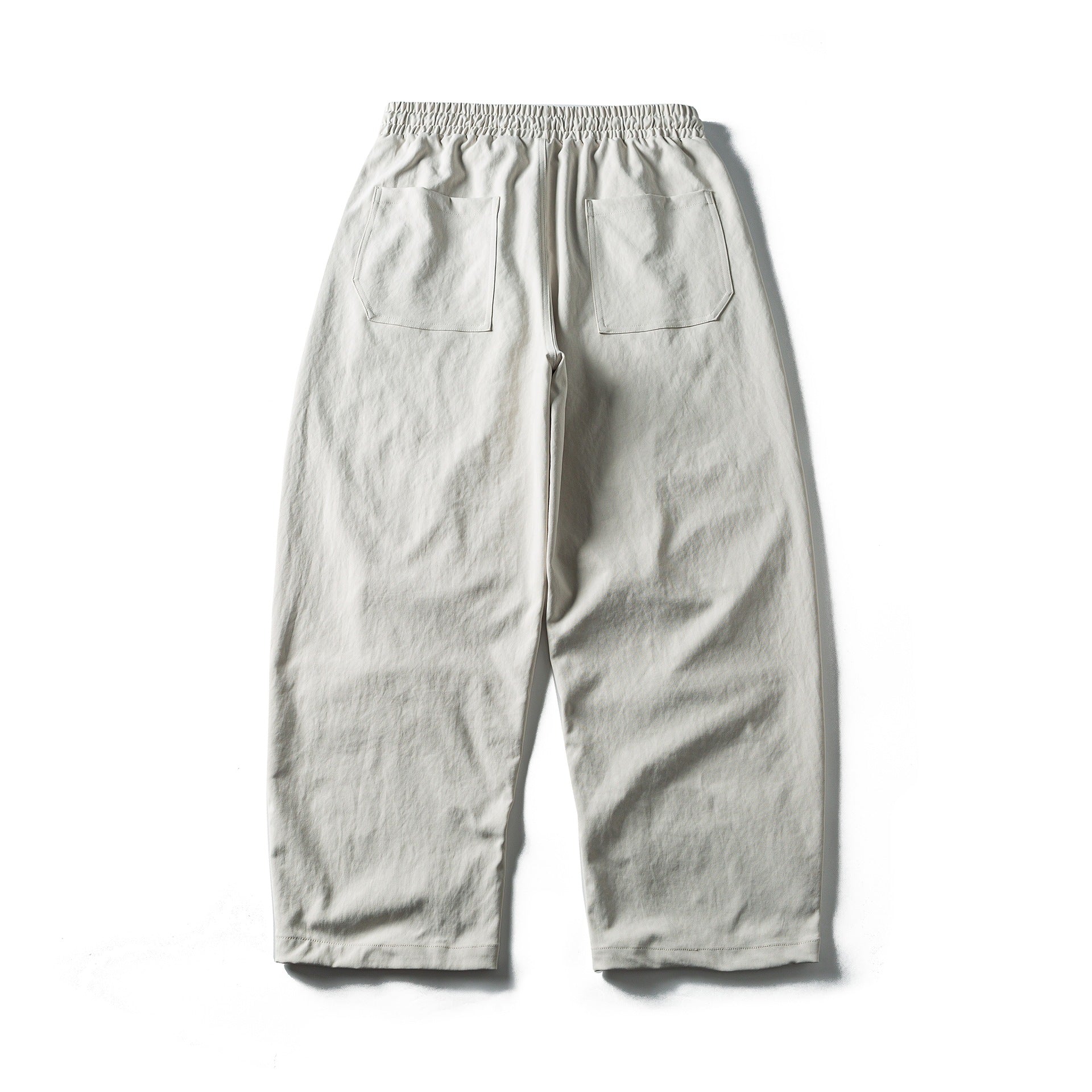 Men's tapered utility pants with elastic waistband and drawstring Chichicherry
