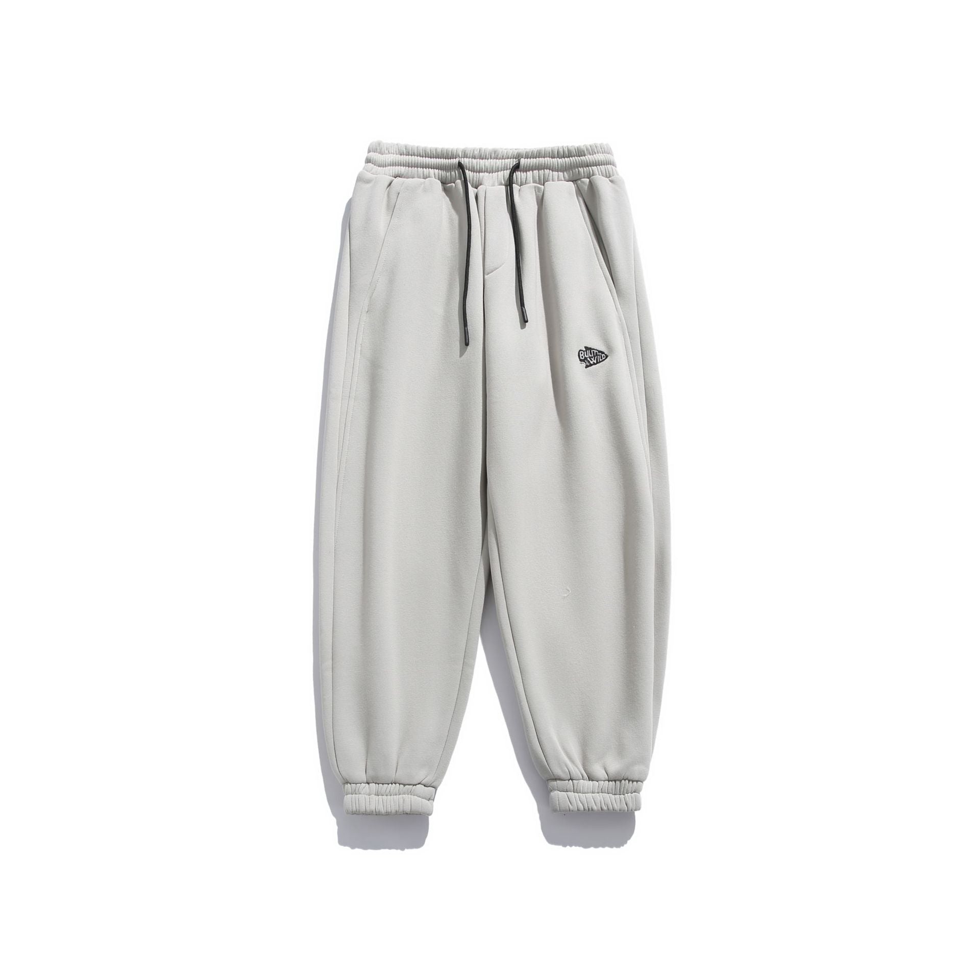 Unisex locker cut fleece jogging pants with drawstring, elastic hem and side pockets Chichicherry
