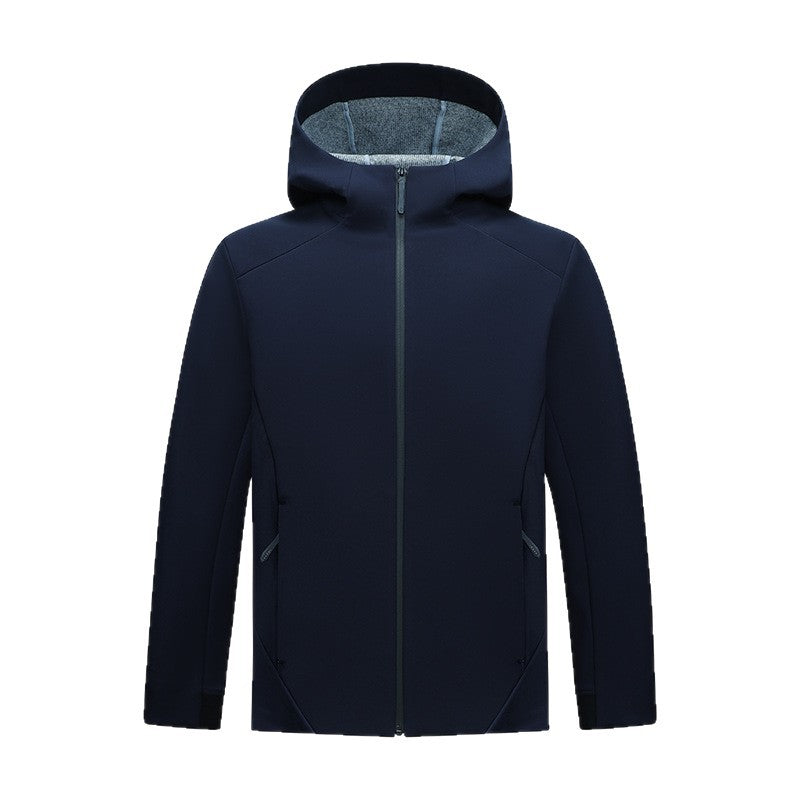 Women's softshell jacket with hood, tailored and windproof outdoor jacket Chichicherry