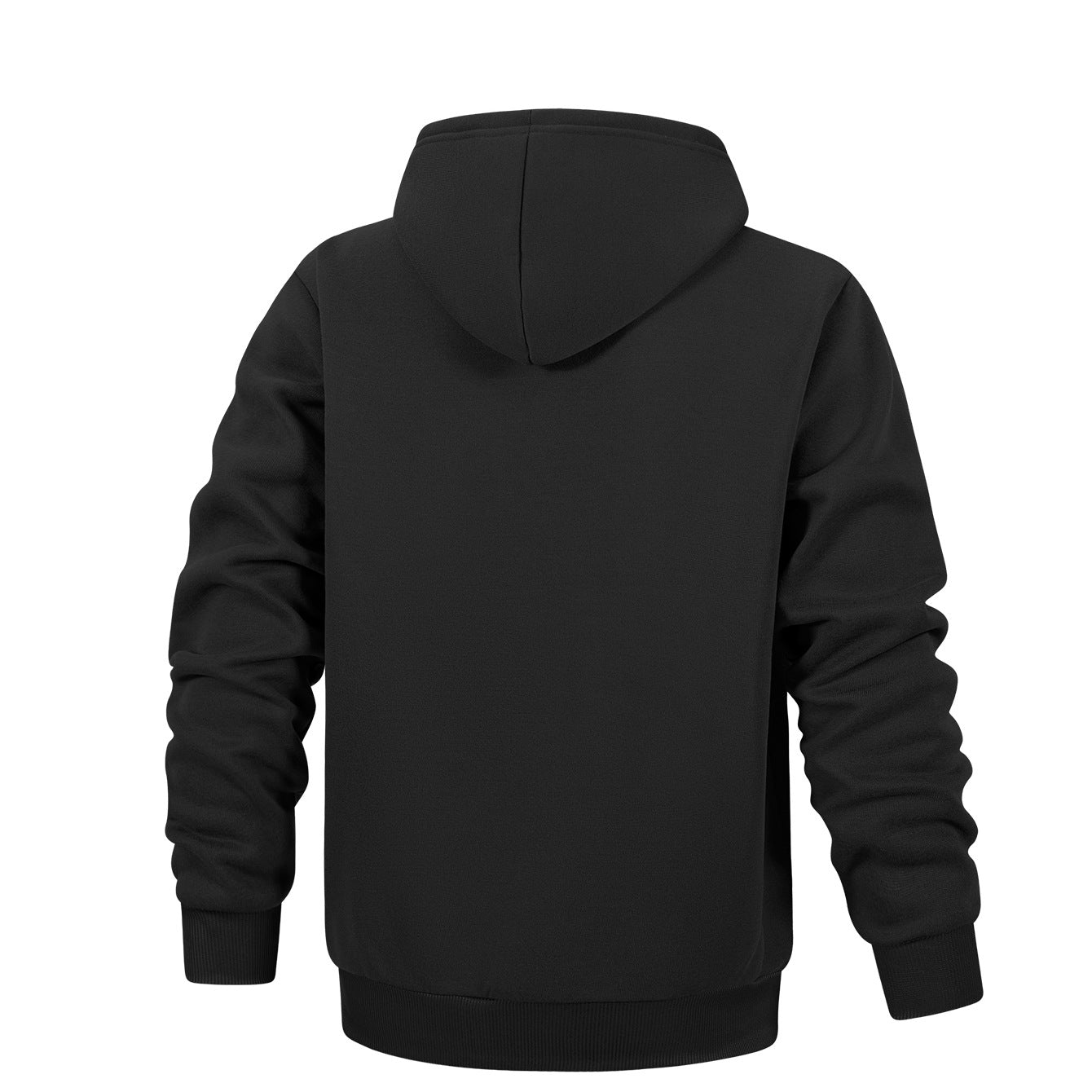 Men's hoodie made of French terry with kangaroo pocket & ribbed hem Chichicherry