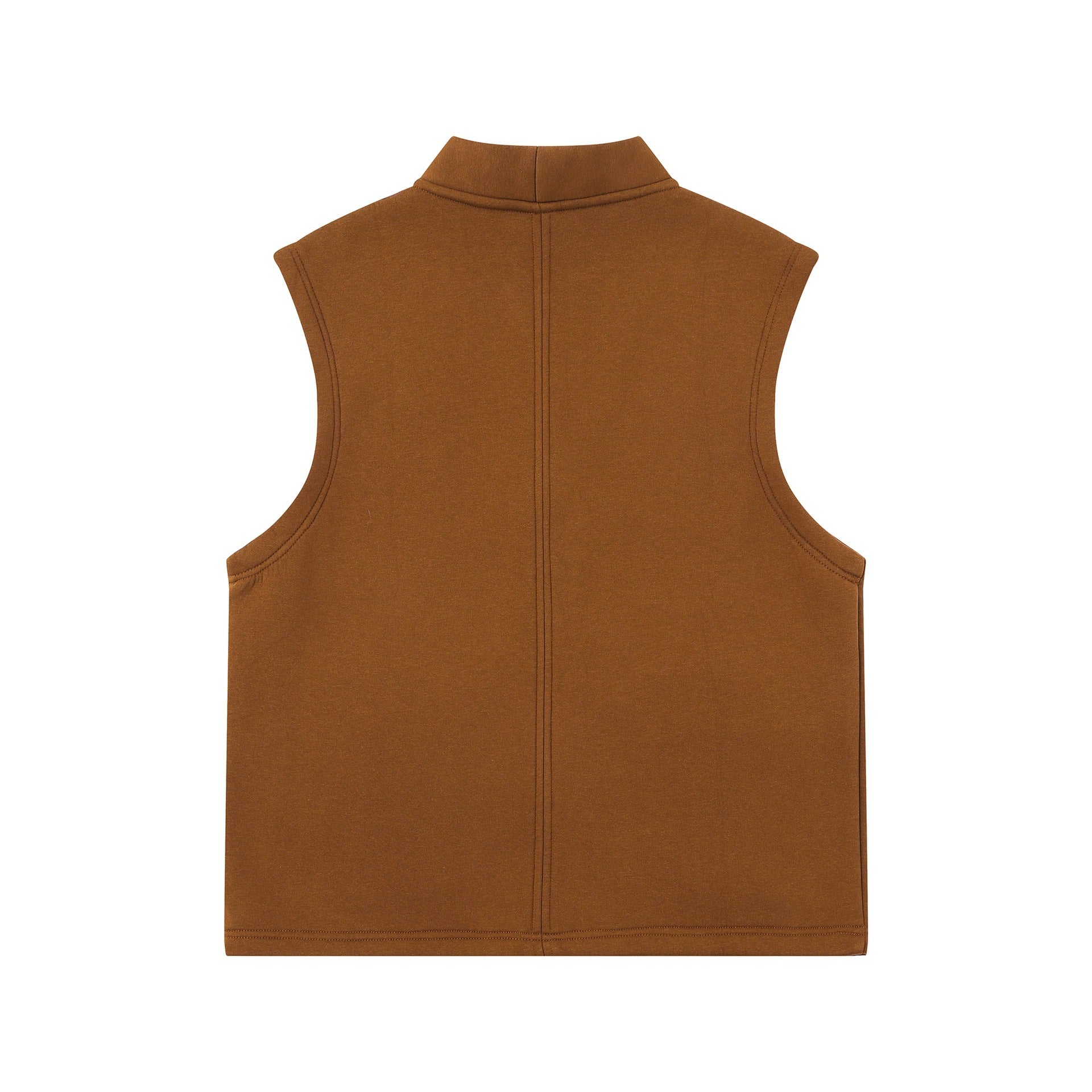 Unisex Utility Vest with V-Neck, large flap pockets and button placket Chichicherry
