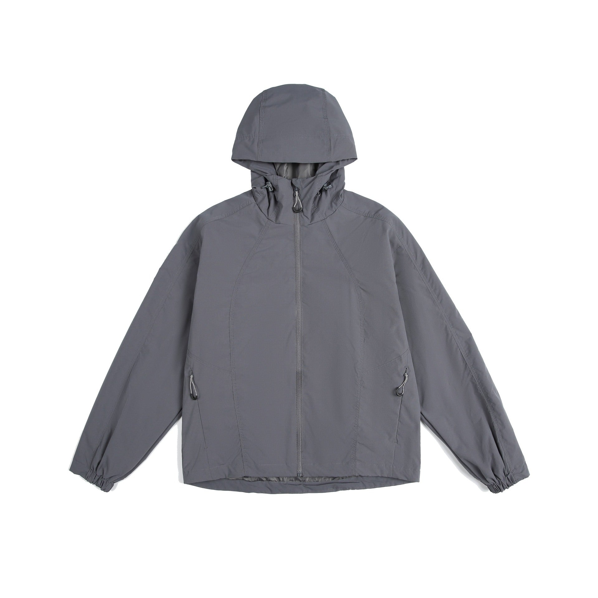 Women's lightweight windbreaker with hood, adjustable hem, and water-repellent function Chichicherry