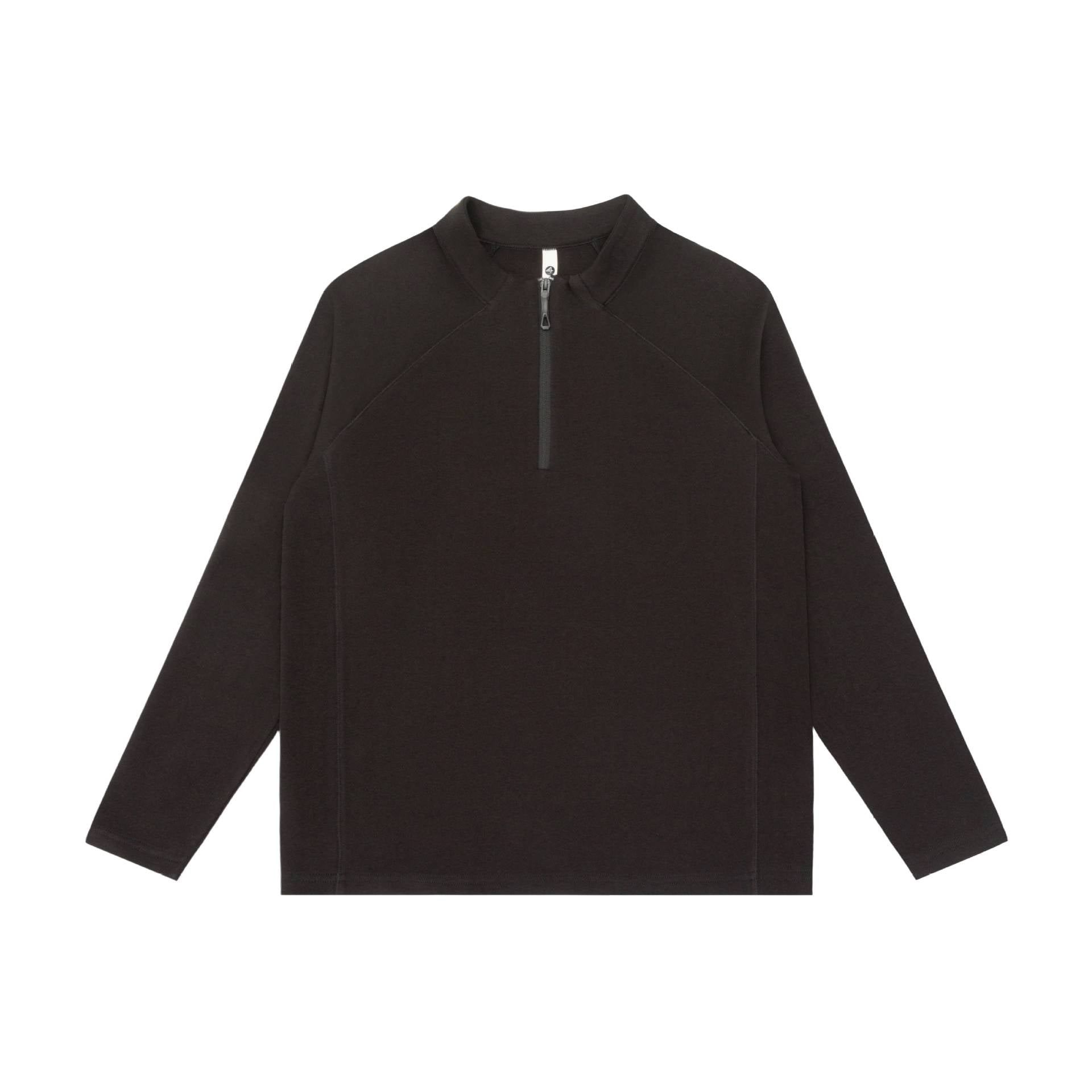 Unisex Half-zip sweatshirt with turtleneck and raglan seams Chichicherry