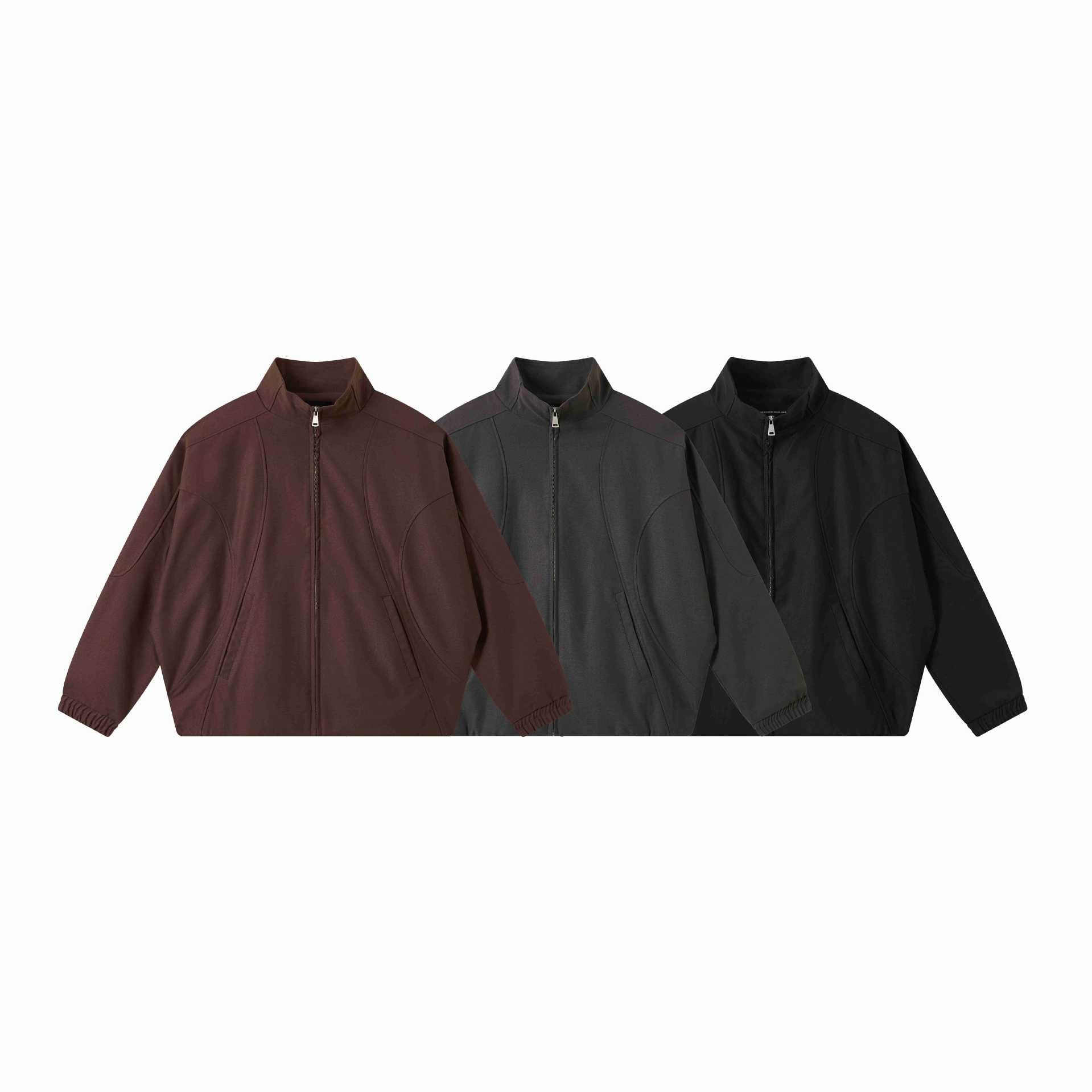 Unisex Short-cut Boxy Bomber with ergonomic seams and elastic cuffs Chichicherry