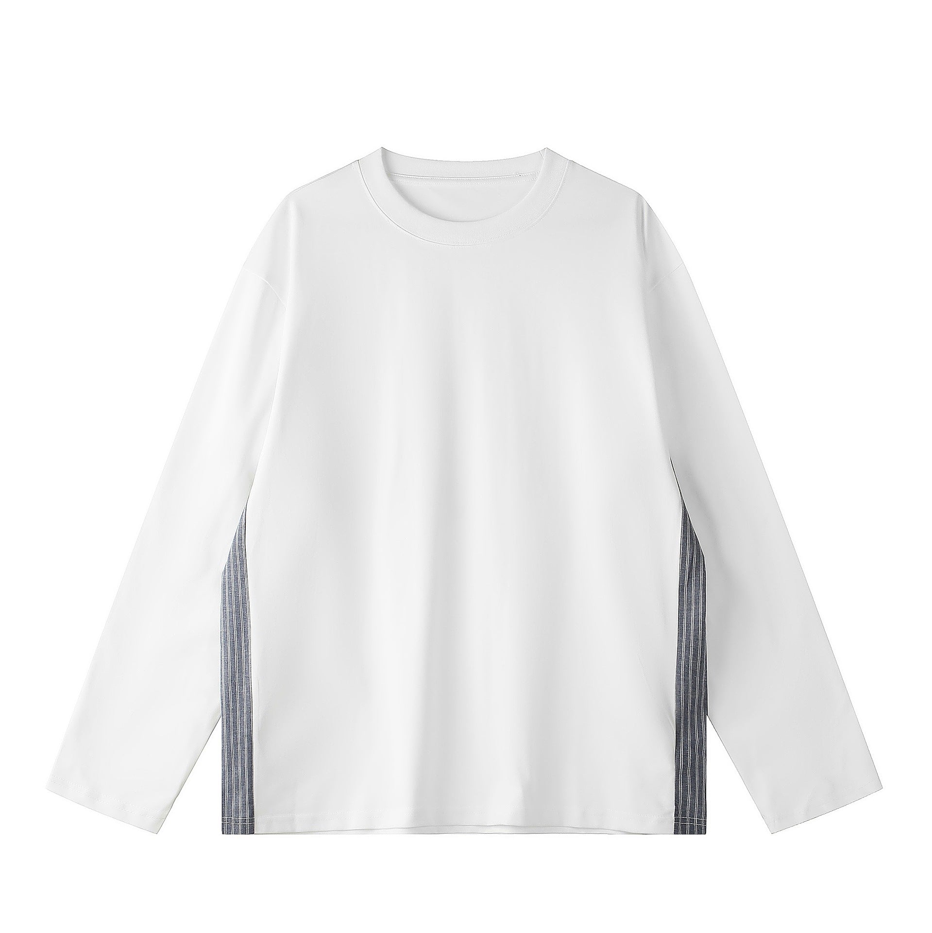 Unisex Oversize Sweatshirt with side stripe panels and round neck Chichicherry