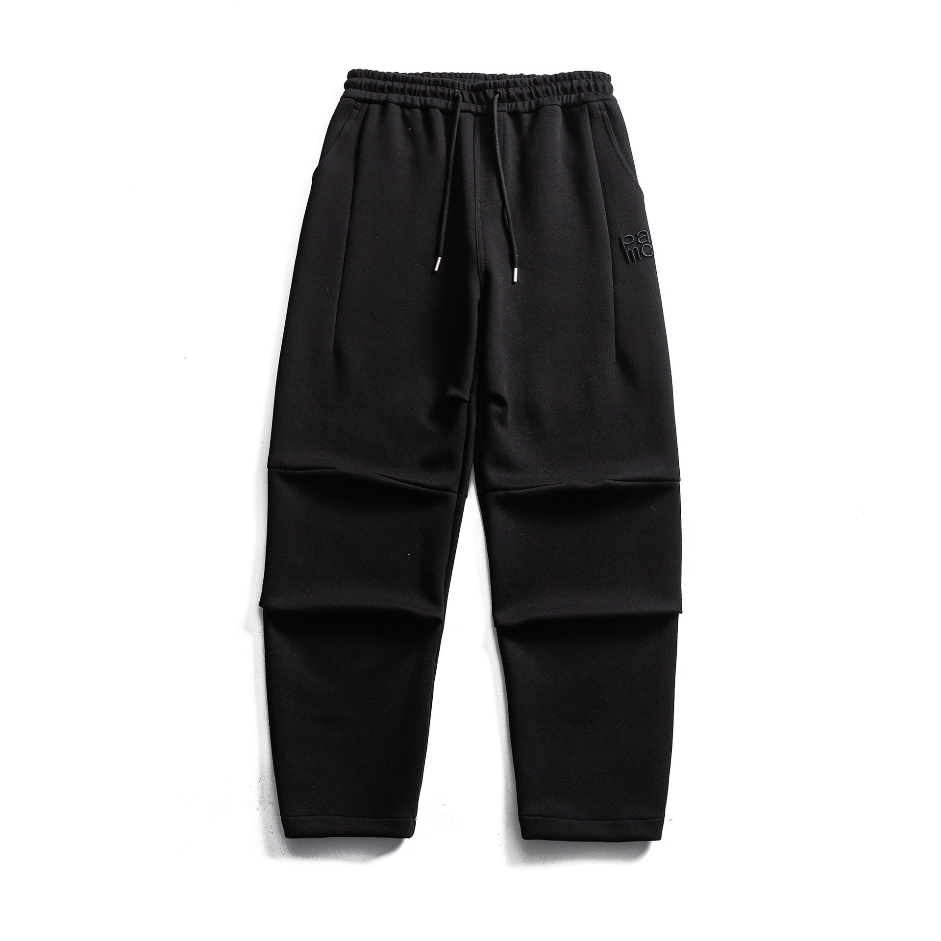 Men's Tapered Jogging Pants with Elastic Waistband and Knee Panels Chichicherry