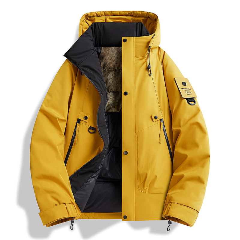 Men's Technical Urban Parka with Thermo Insulation and Multifunctional Pockets Chichicherry