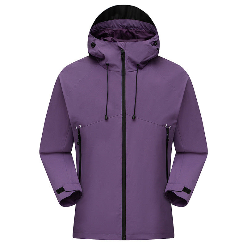 Men's Waterproof High-Visibility Shell Parka with Breathable Membrane, Adjustable Hood and Ventilation Chichicherry