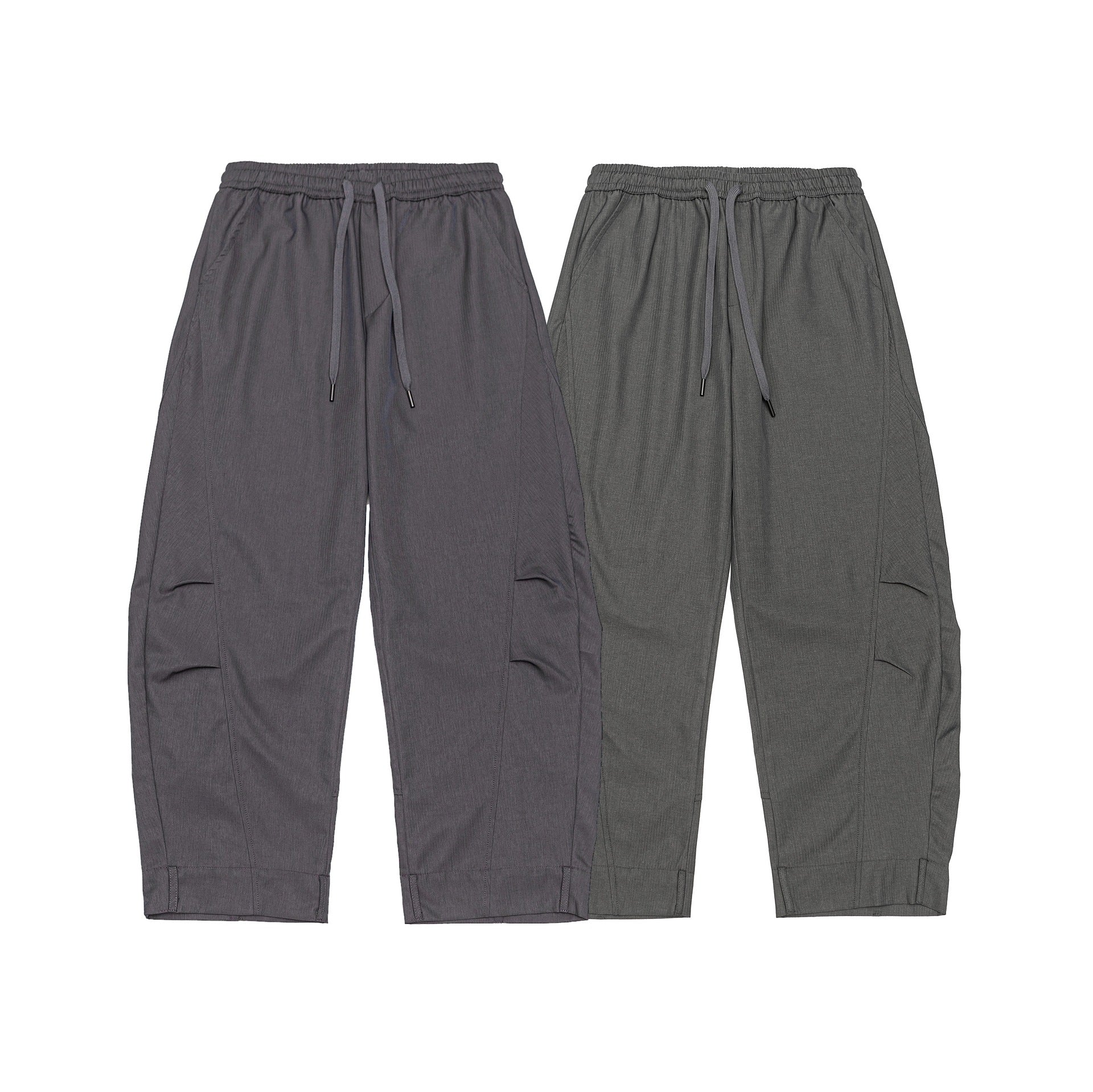 Men's cargo jogging pants with elastic waistband, drawstring, and side flap pockets Chichicherry