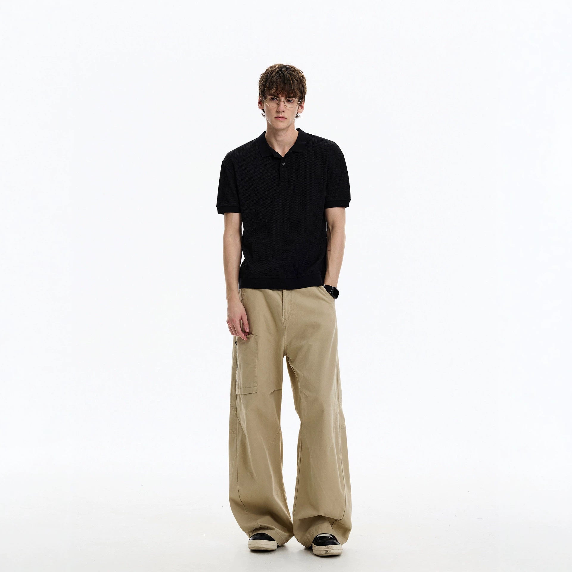 Men's Loose-Fitting Utility Pants Chichicherry