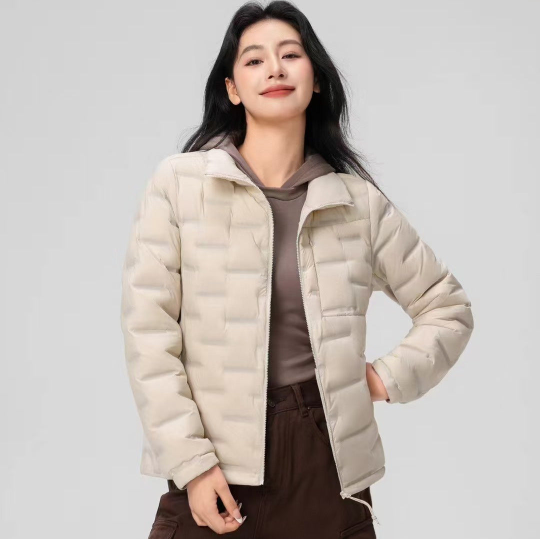 Women's padded jacket with high collar and thermo insulation Chichicherry