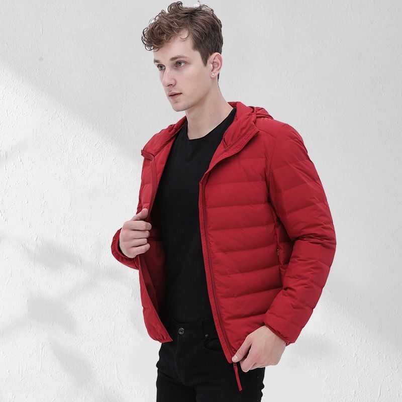 Men's lightweight quilted thermal jacket with stand-up collar Chichicherry