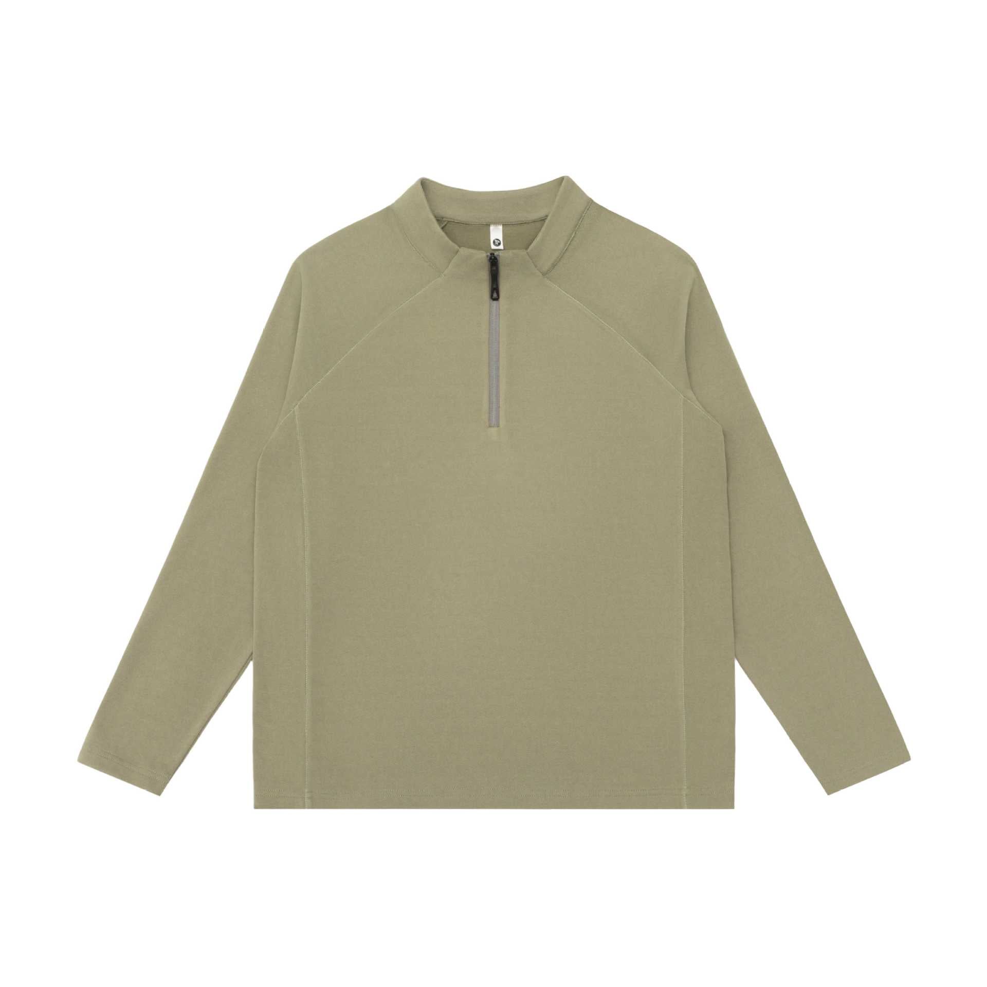 Unisex Half-zip sweatshirt with turtleneck and raglan seams Chichicherry