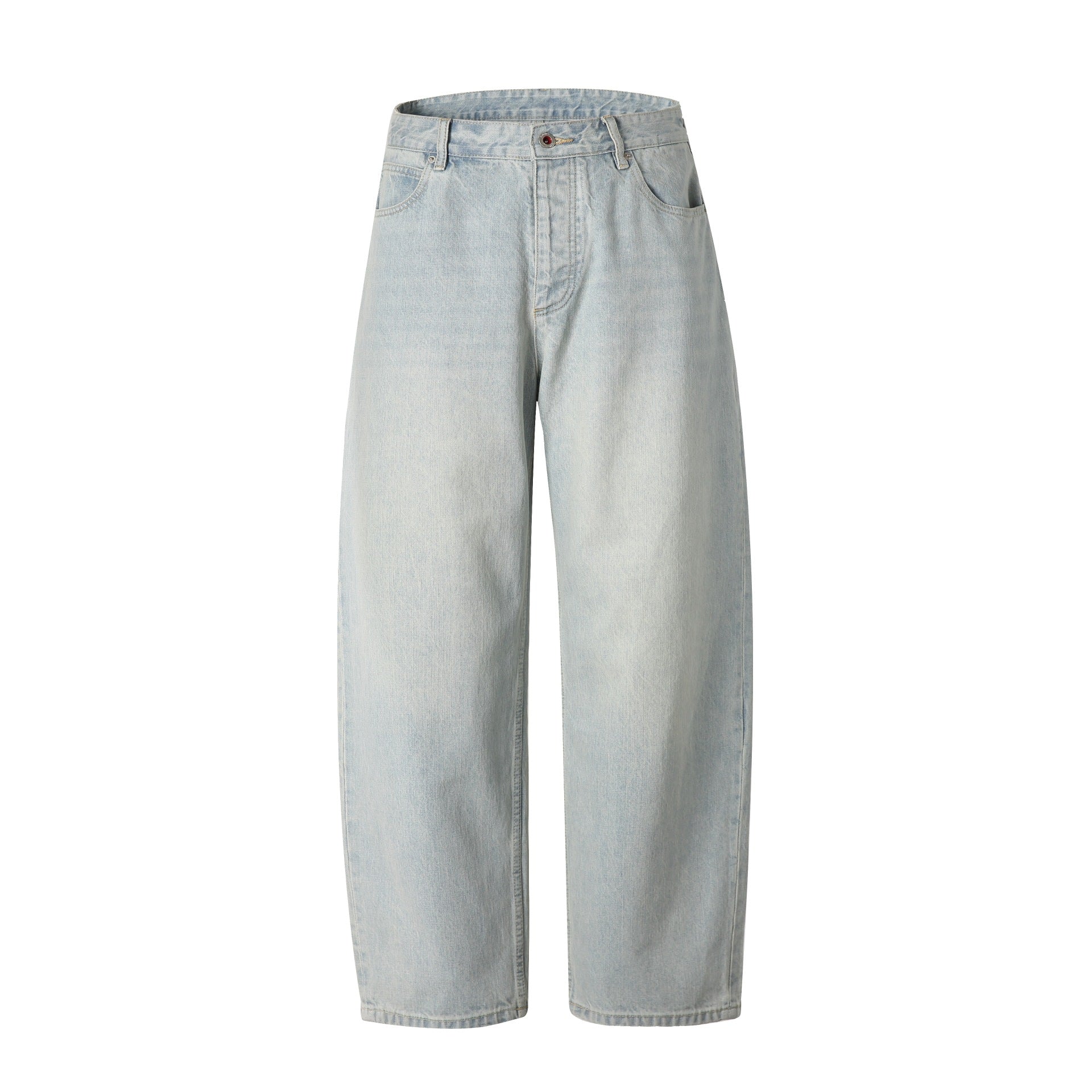 Women High-Waisted Straight-Leg Jeans with Wide Leg Chichicherry
