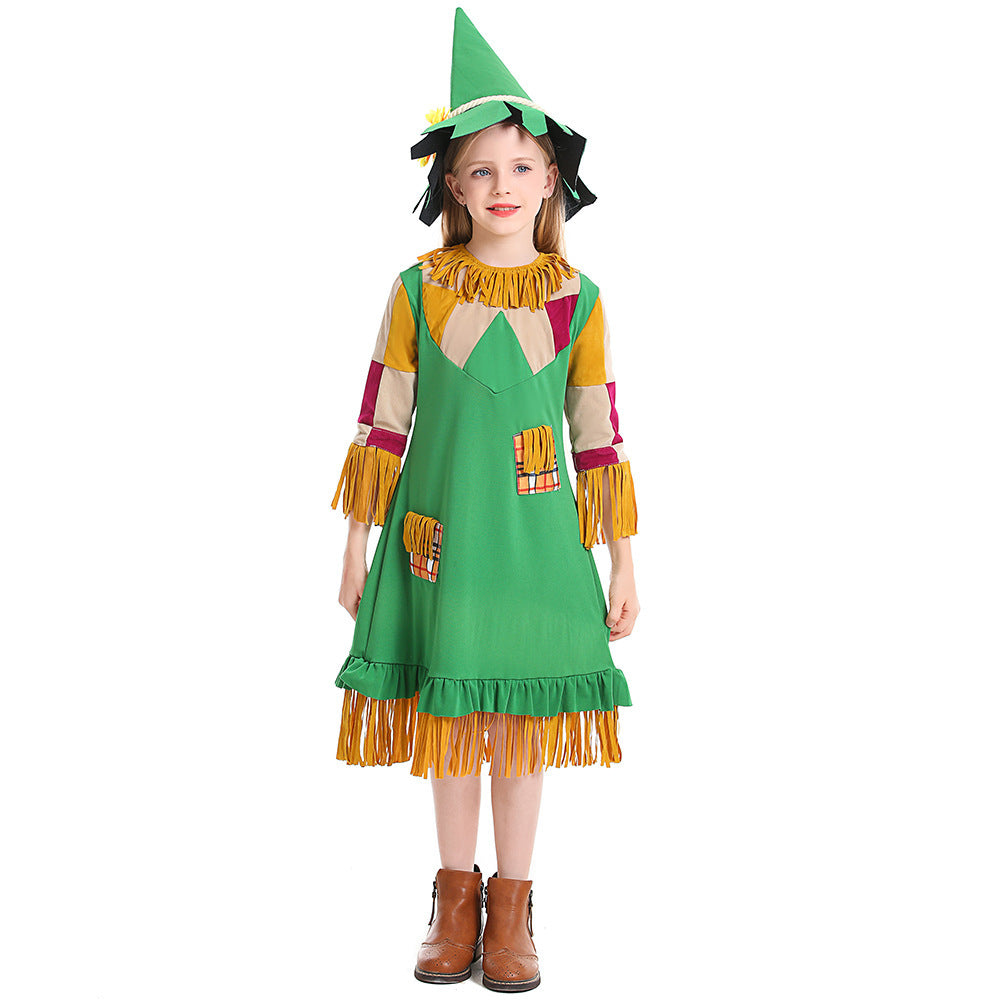 Girl Scarecrow Costume Chichicherry