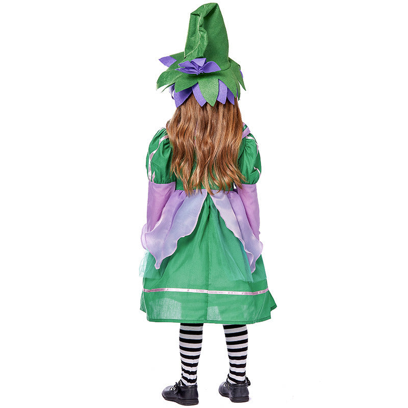 Girl Fairytale Costume with Hat and Decoration Chichicherry