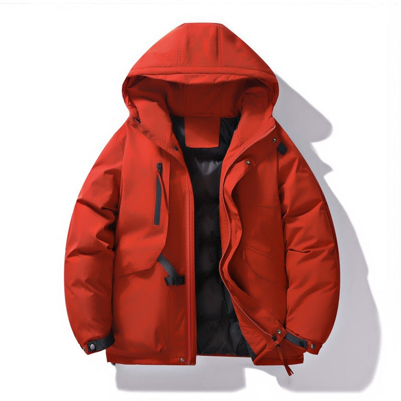 Men's Insulated Parka Jacket with Hood Chichicherry