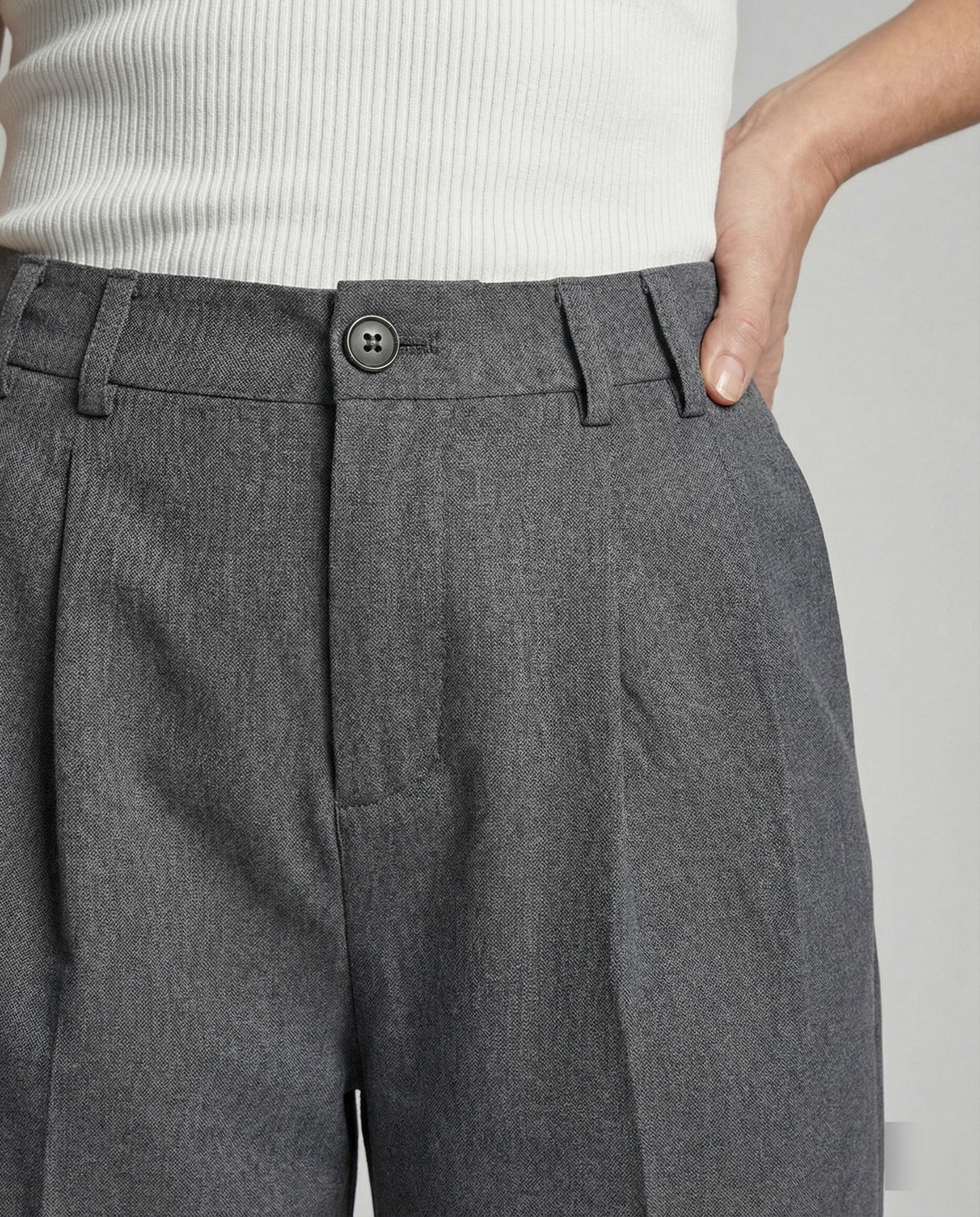 Leisurewear Women's Pleated Trousers Wide