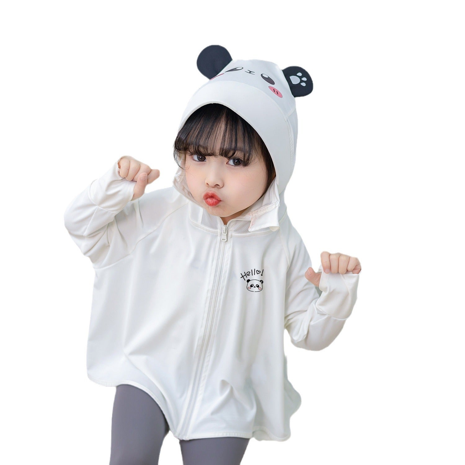 Women's sporty UV protection jacket with hood Chichicherry