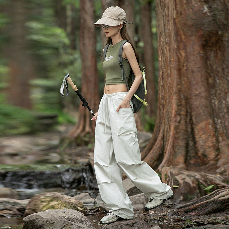 Women's loose technical trekking pants Chichicherry
