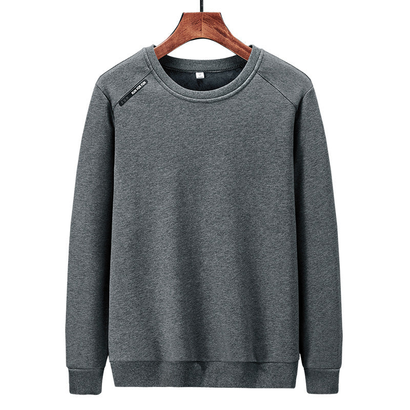 Men's Thermo Fleece Crew Neck Sweatshirt with Raglan Sleeves Chichicherry