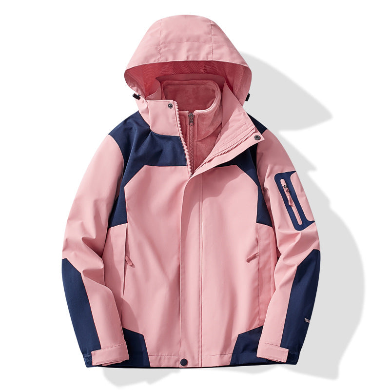 Ladies Multifunctional Trekking Softshell Jacket with removable fleece lining and hood Chichicherry