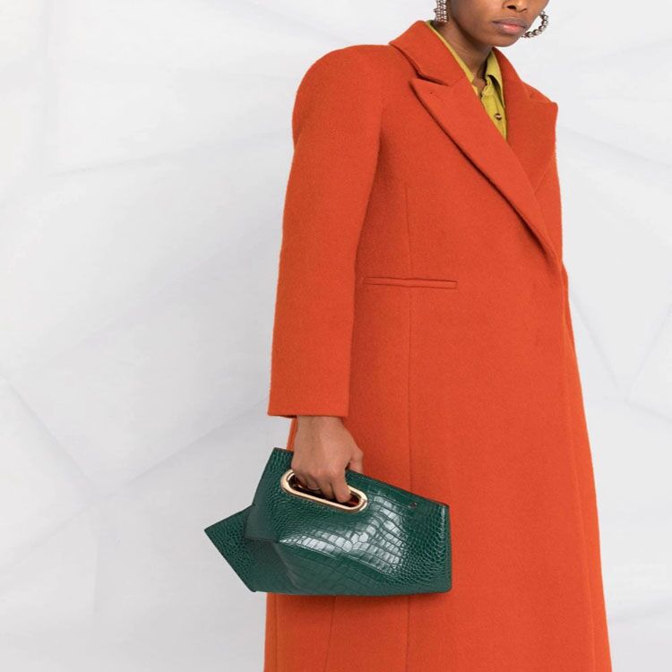 Women's Maxi-Length Wool Blend Long Coat with Slim Seam Design and Hidden Pockets Chichicherry