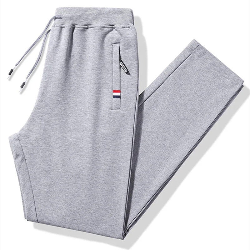Men's tapered joggers with drawstring, zip pocket & ribbed cuffs Chichicherry