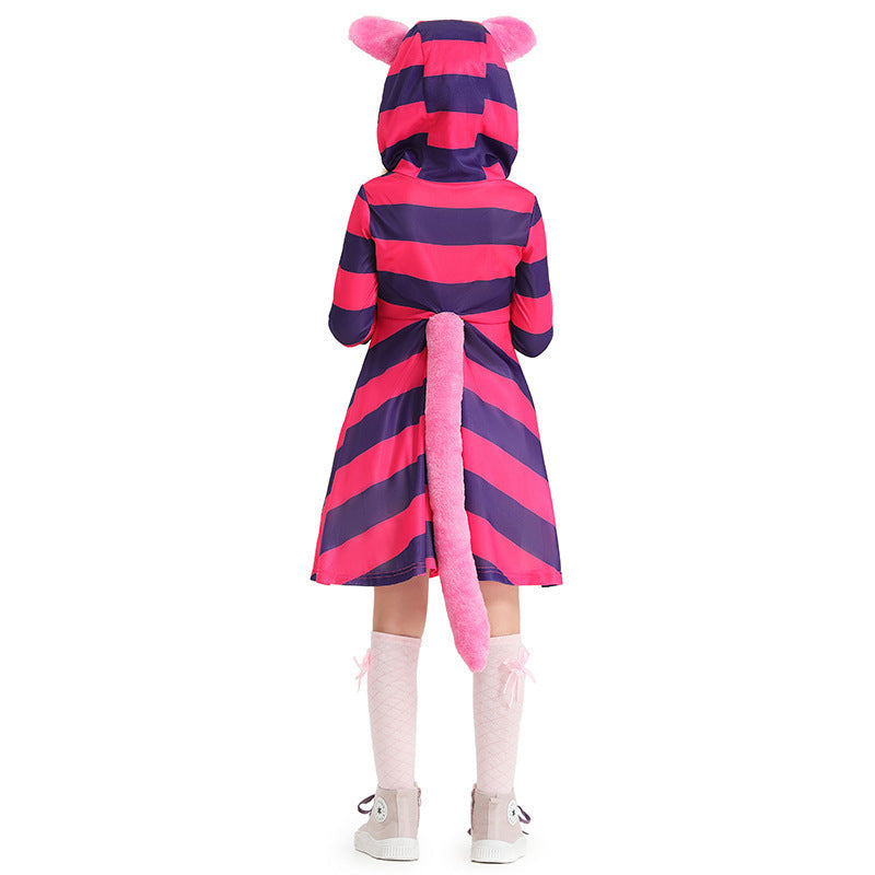 Girl's hoodie dress with animal ears and playful details Chichicherry