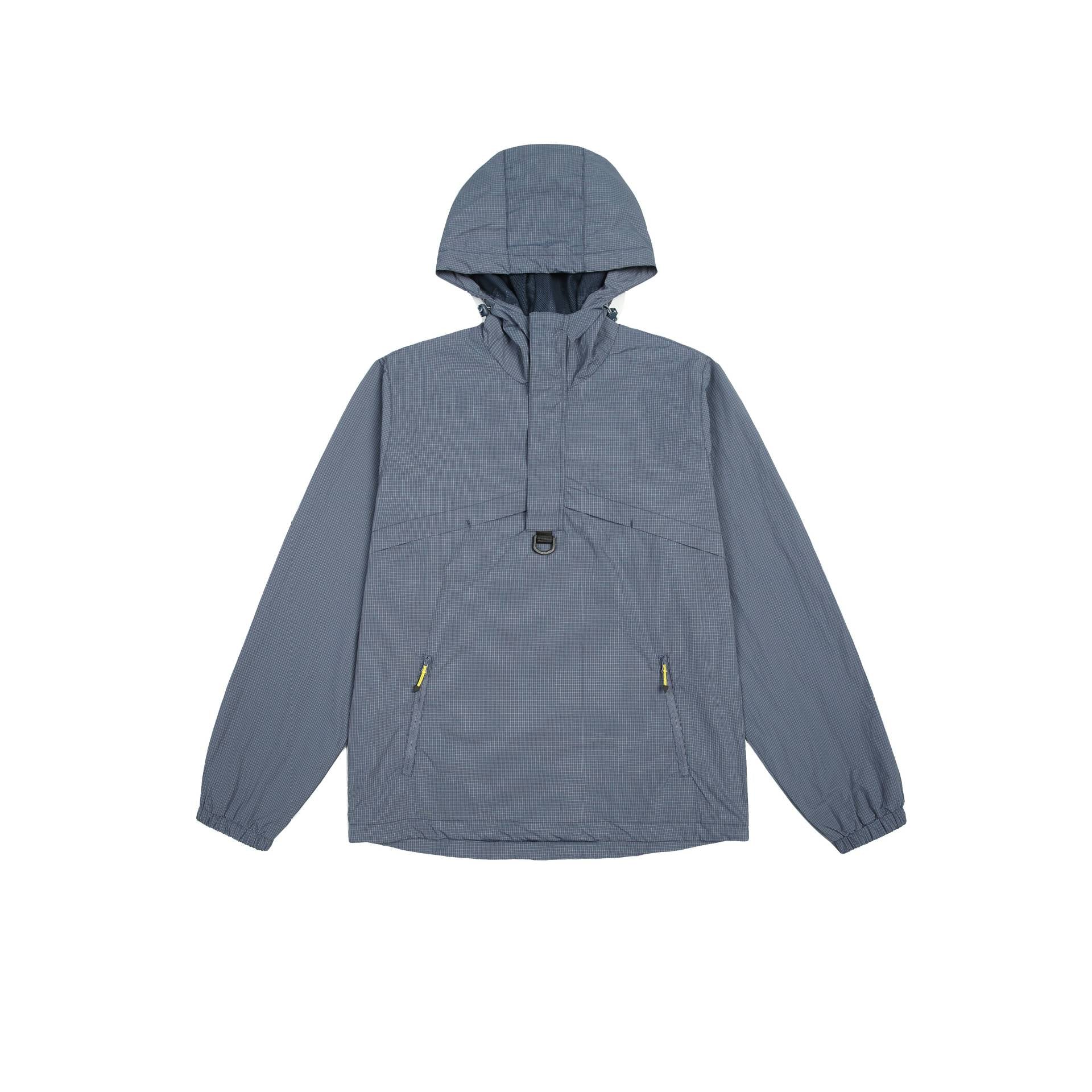 Men's urban water-repellent anorak pullover with hood and front pockets Chichicherry