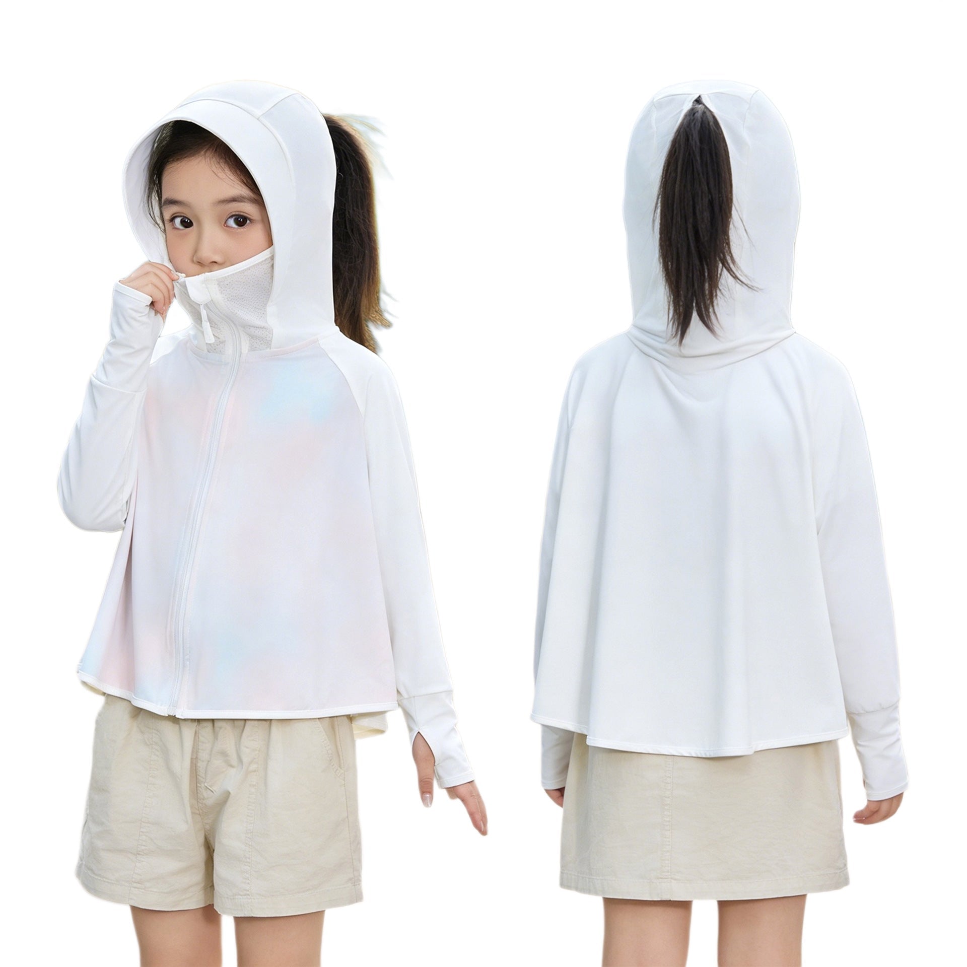 Women's UV protection jacket with hood and lightweight, breathable material Chichicherry