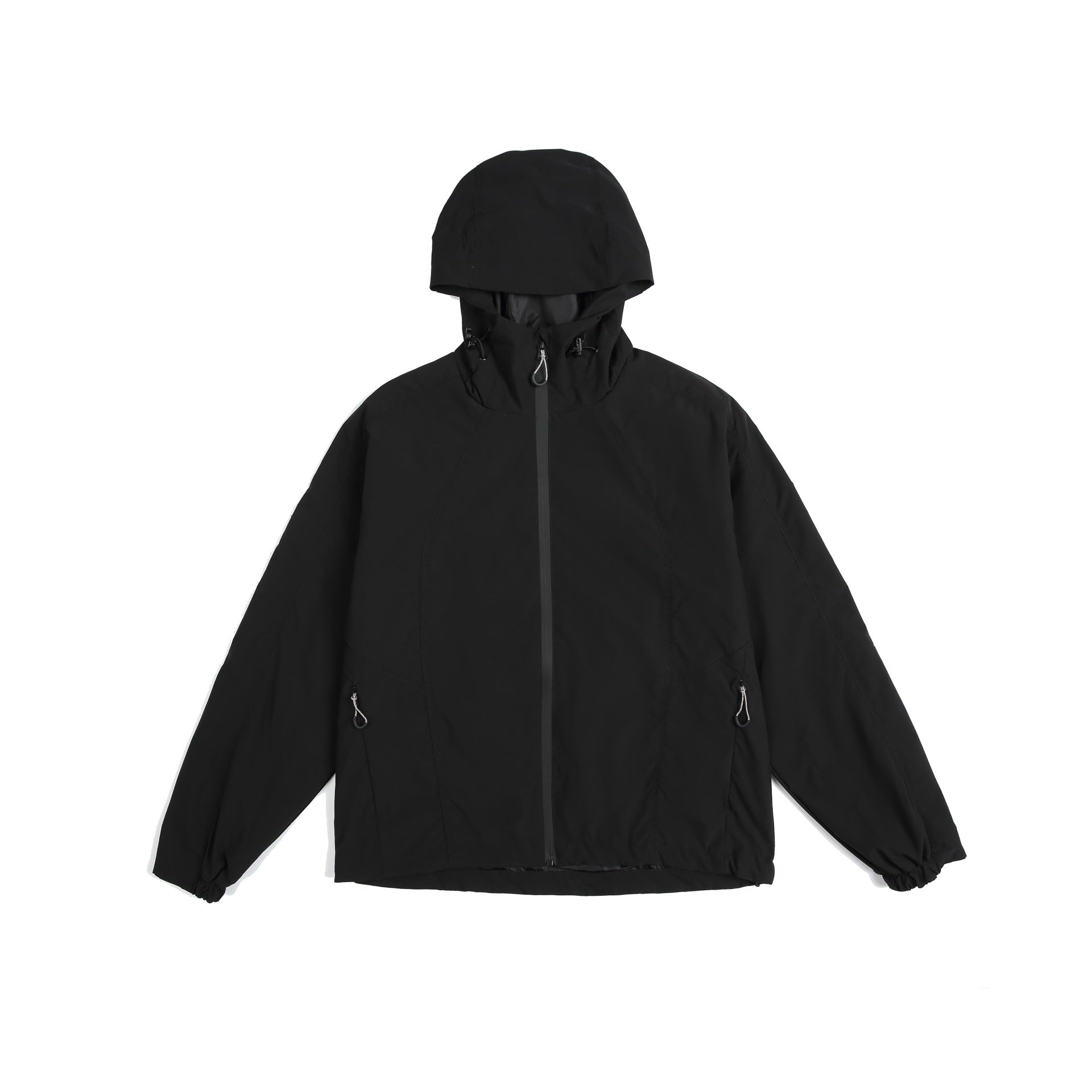 Women's lightweight windbreaker with hood, adjustable hem, and water-repellent function Chichicherry