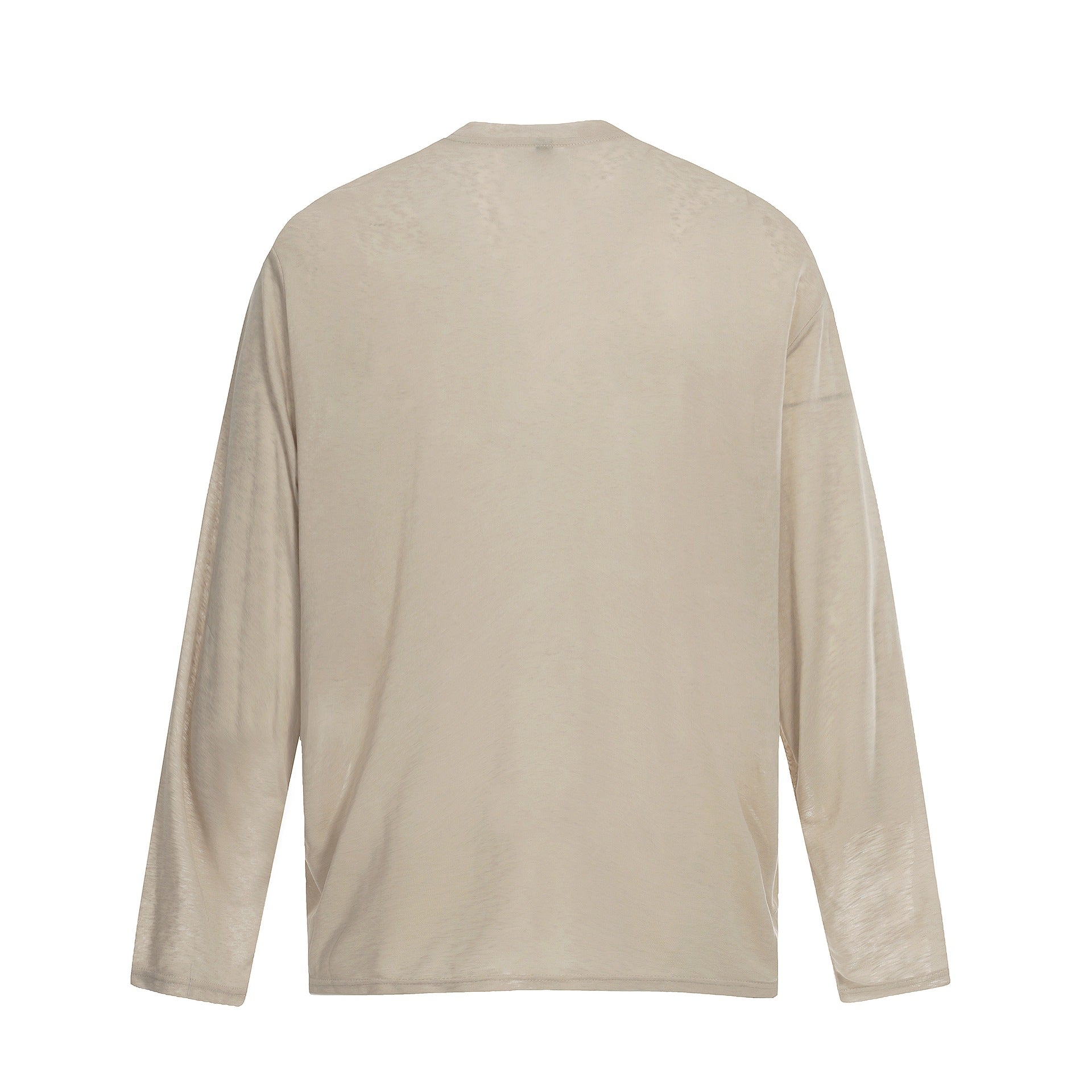 Unisex Long-Sleeve Cotton Shirt with Vintage Print and Relaxed Fit Chichicherry