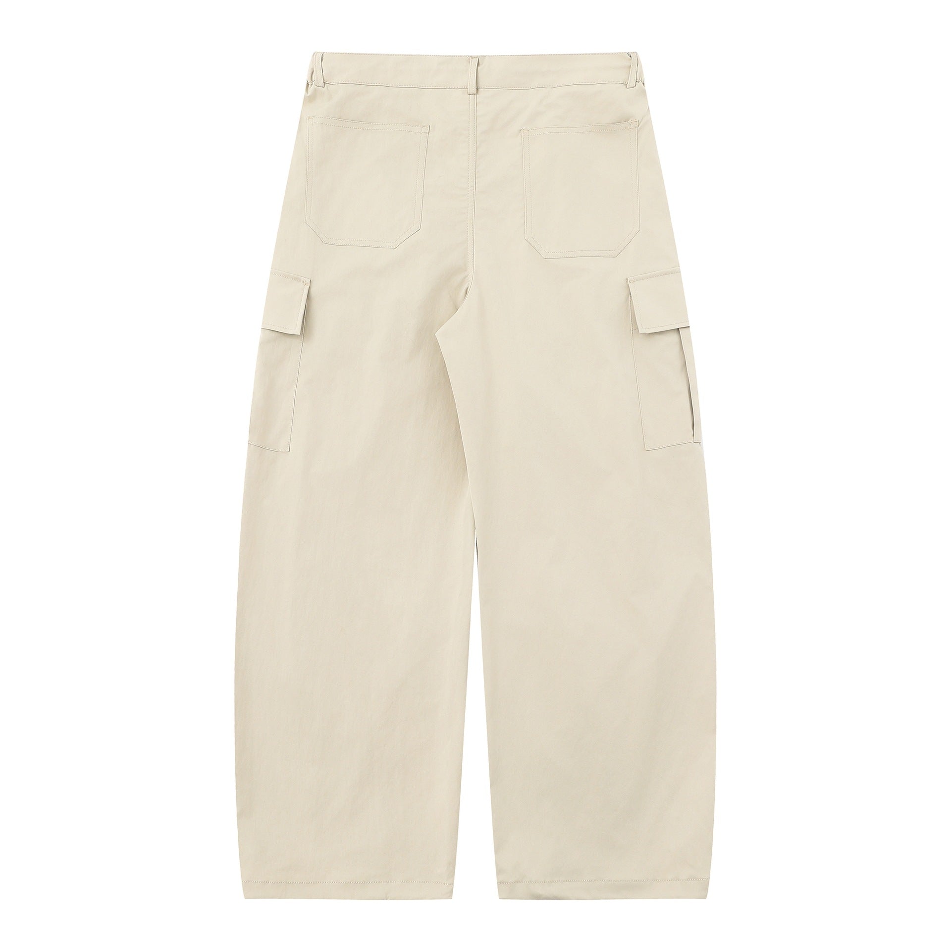 Men's Cargo Capri Pants with Elastic Waistband, Drawstring and Utility Pockets Chichicherry