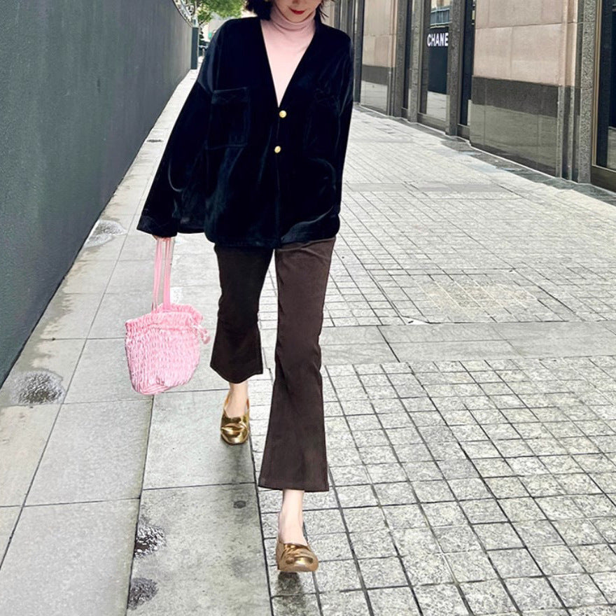 Women's Comfortable and Stylish Fabric Trousers Chichicherry
