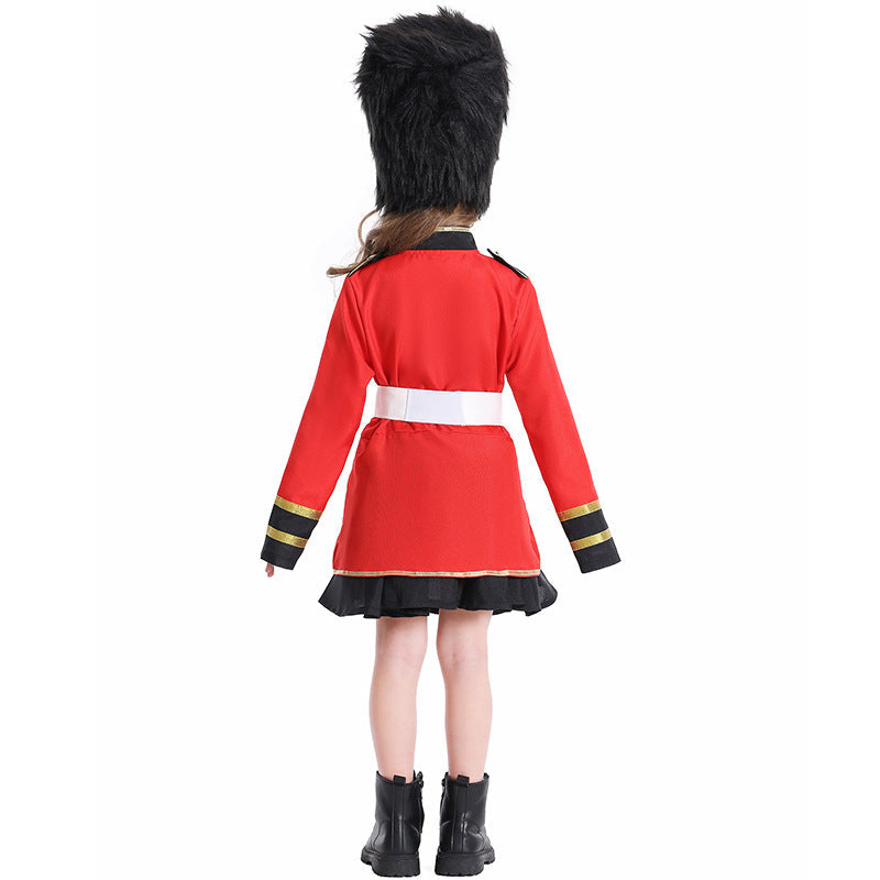 Girls costume as royal guard with detailed jacket and hat Chichicherry