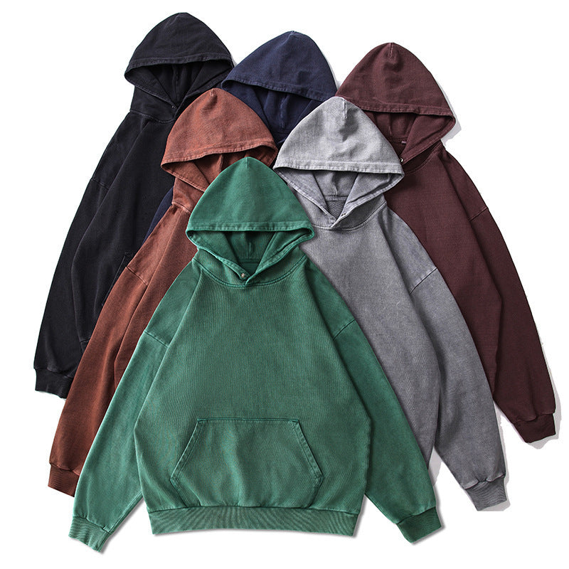 Unisex Oversized Hoodie with Kangaroo Pocket and Vintage Wash Chichicherry