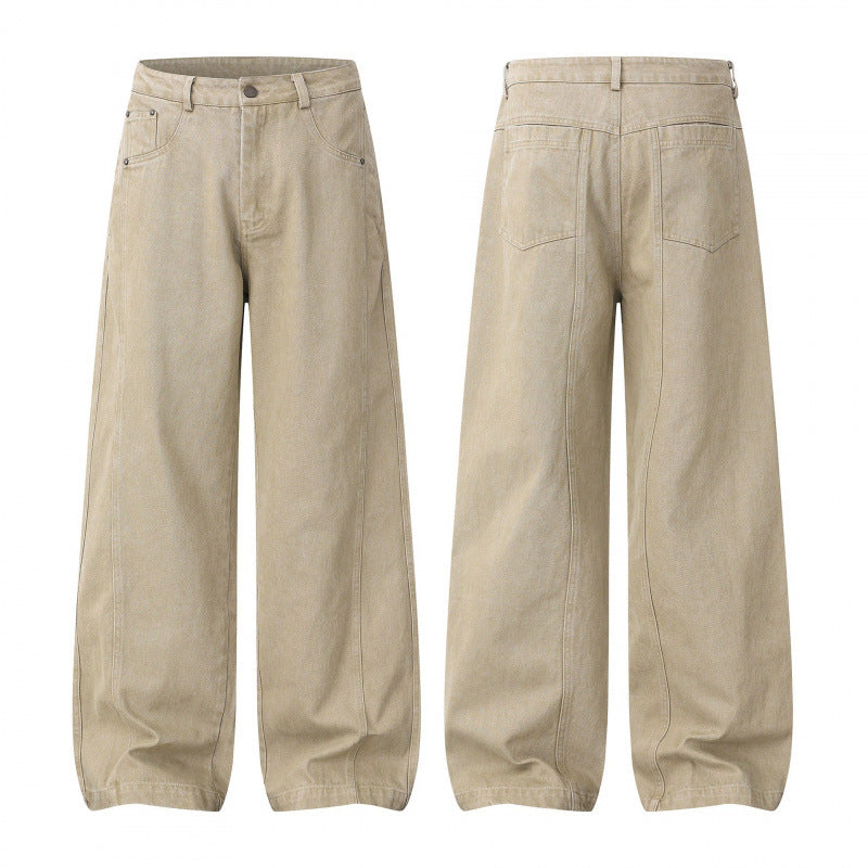 Ladies Wide Highwaist Balloon Pants made of Cotton Blend with Boxy Silhouette Chichicherry