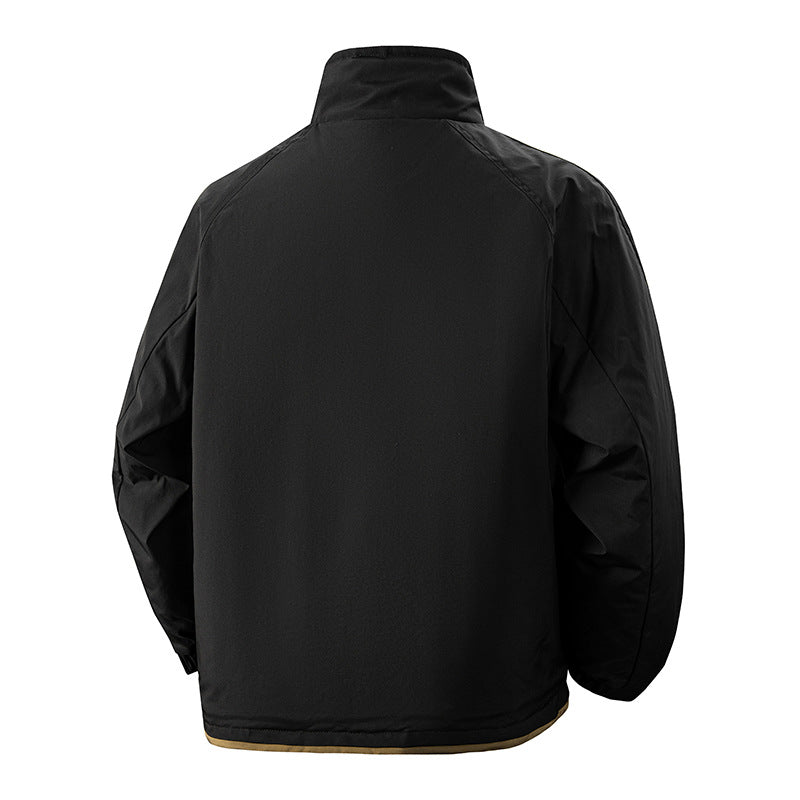 Men's utility blouson with quilted thermo lining and flap pockets Chichicherry